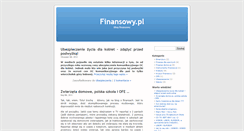 Desktop Screenshot of finansowy.pl